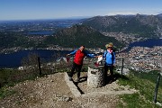 MONTE MAGNODENO e CRESTE DELLA GIUMENTA ad anello da Erve il 25 aprile 2016 - FOTOGALLERY